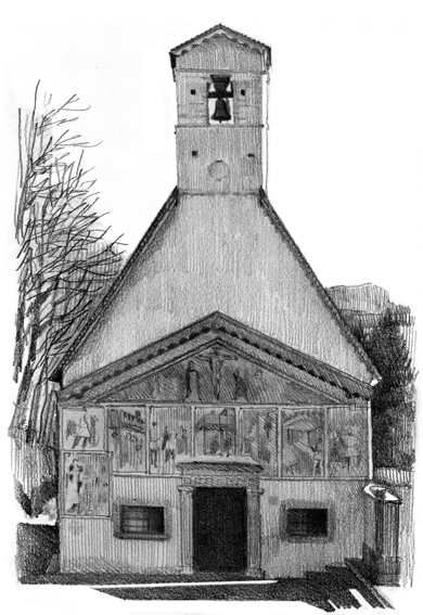 Romeno - chiesa di Sant'Antonio Abate